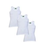 Lot de 3 Sous-Vêtements Homme - 100% Coton - Blanc