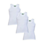 Lot de 3 Sous-Vêtements Homme - 100% Coton - Blanc dakar